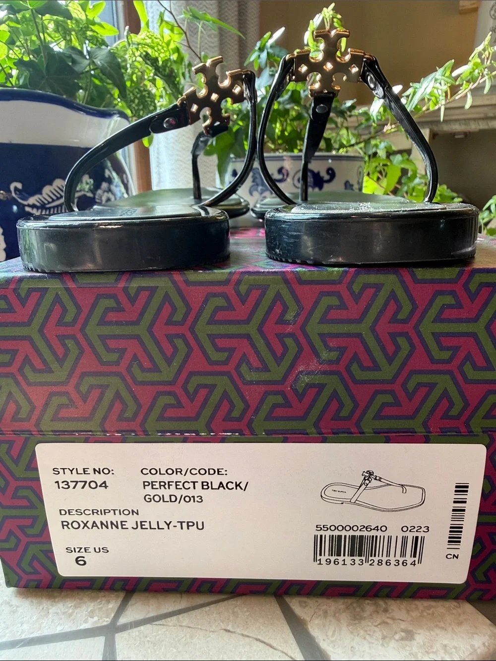 🖤⭐️🖤 Tory Burch Roxanne Jelly Sandals
